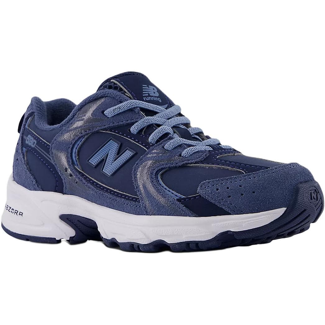 Кроссовки New Balance NB 530 Устойчивые к истиранию низкие детские беговые кроссовки Темно-синие для малышей - изображение 4