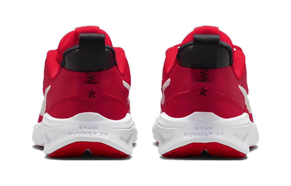 Кроссовки Nike Star Runner 4 PS (PS) Устойчивые к истиранию Низкие Кроссовки для Бега Детские Красные Белые - изображение 5
