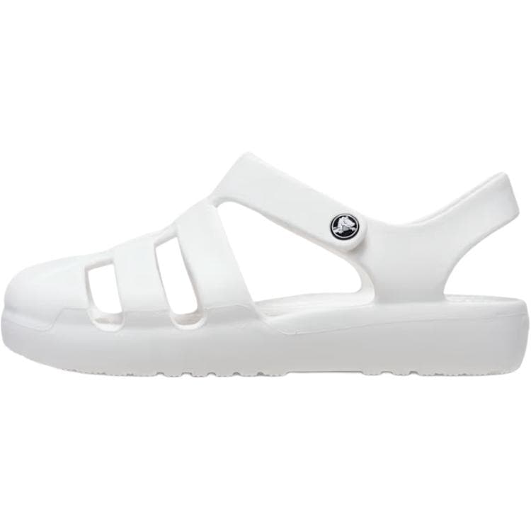 Сандалии Crocs Classic Fisherman противоскользящие устойчивые к истиранию низкие детские сандалии белый детский - изображение 1