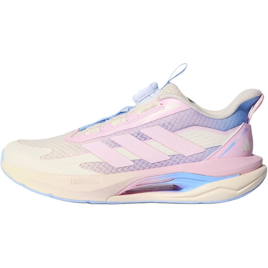Кроссовки Adidas LIGHTDART HABU Low Топ Детские беговые кроссовки Бежевый розовый голубой Детский - изображение 1