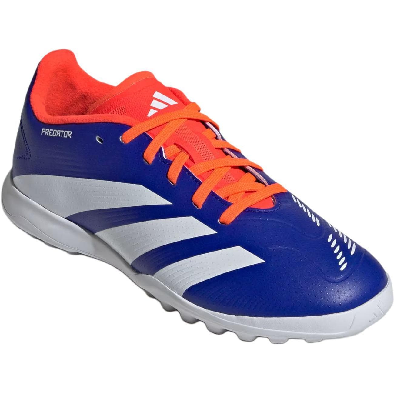 Бутсы Adidas PREDATOR LEAGUE Противоскользящие Устойчивые к истиранию Низкие Детские Футбольные Бутсы Синие Детские - изображение 3