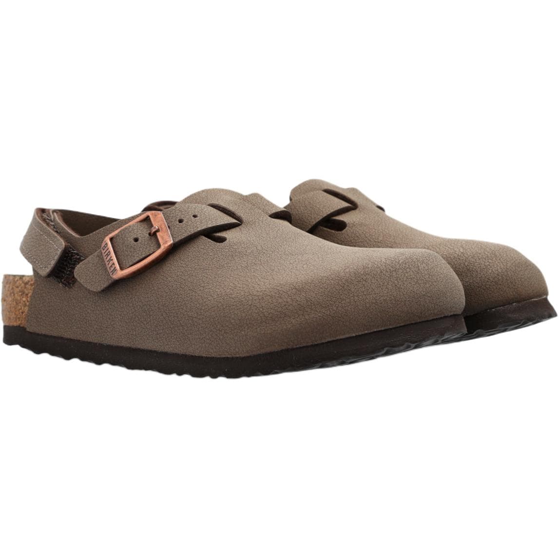Birkenstock Tokio противоскользящие устойчивые к истиранию низкие домашние тапочки для детей коричневые детские - изображение 3
