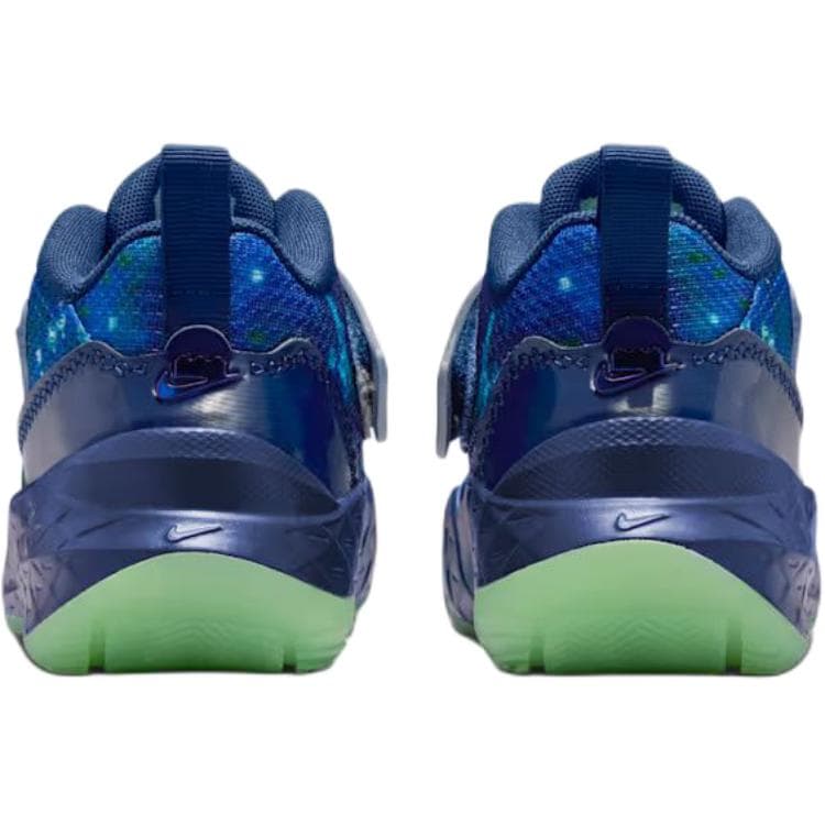 Кроссовки для баскетбола Nike X LEGO Team Hustle D 12 Low Топ Детские Баскетбольные Кроссовки Brave Синий Черный Зеленый Детский - изображение 5