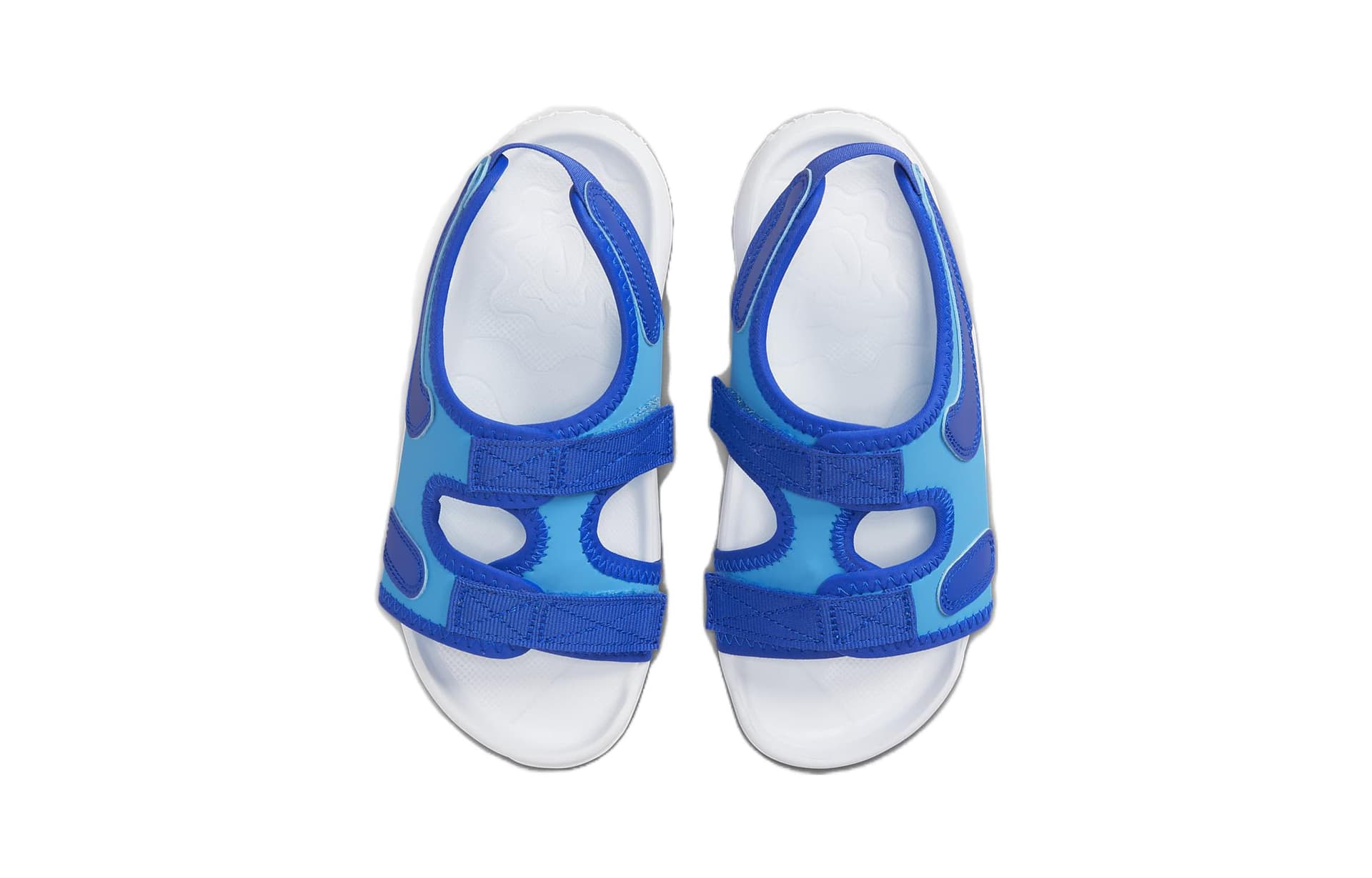 Сандалии Nike Sunray Adjust 6 противоскользящие устойчивые к истиранию детские сандалии синие для детей от 3 до 7 лет - изображение 4
