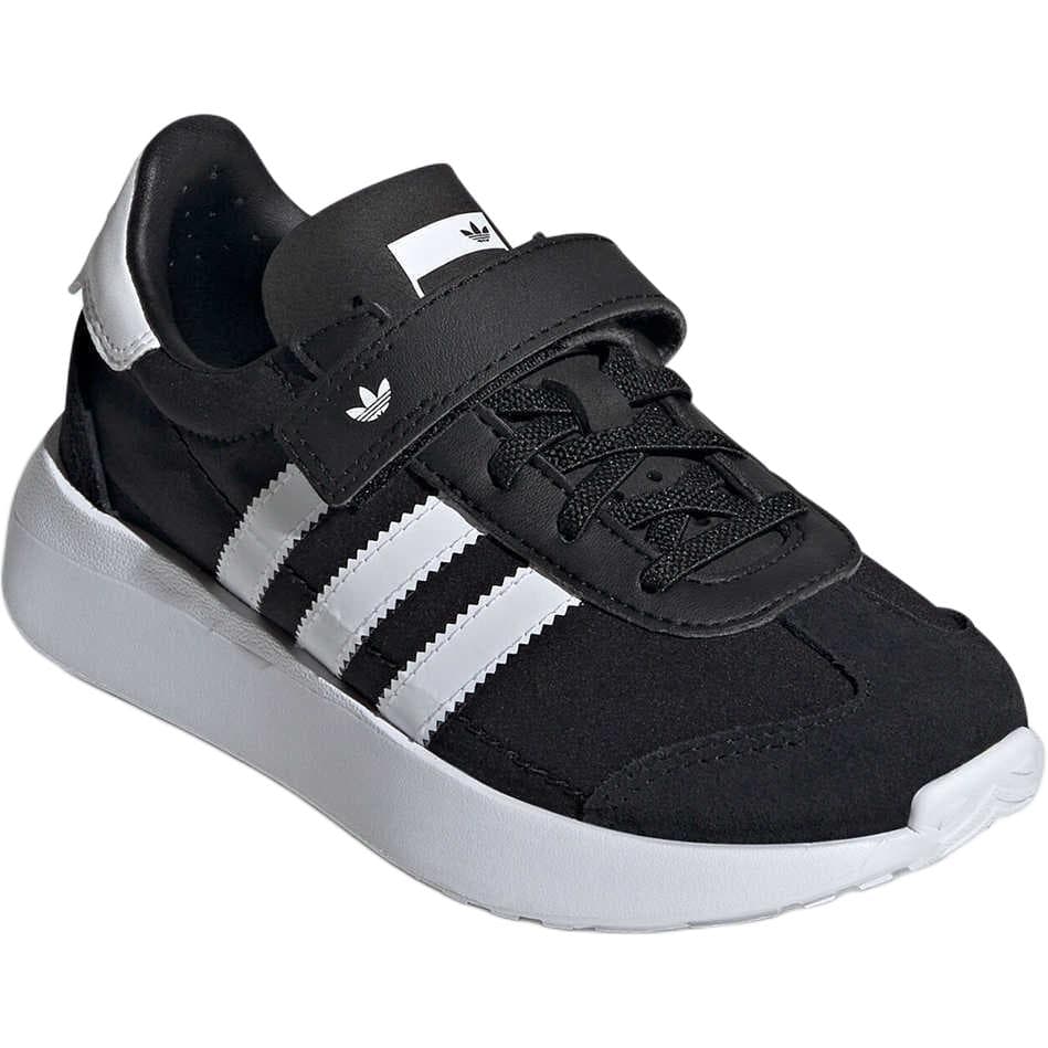 Кроссовки Adidas Originals COUNTRY XLG Низкие детские повседневные кроссовки Черный Белый - изображение 3