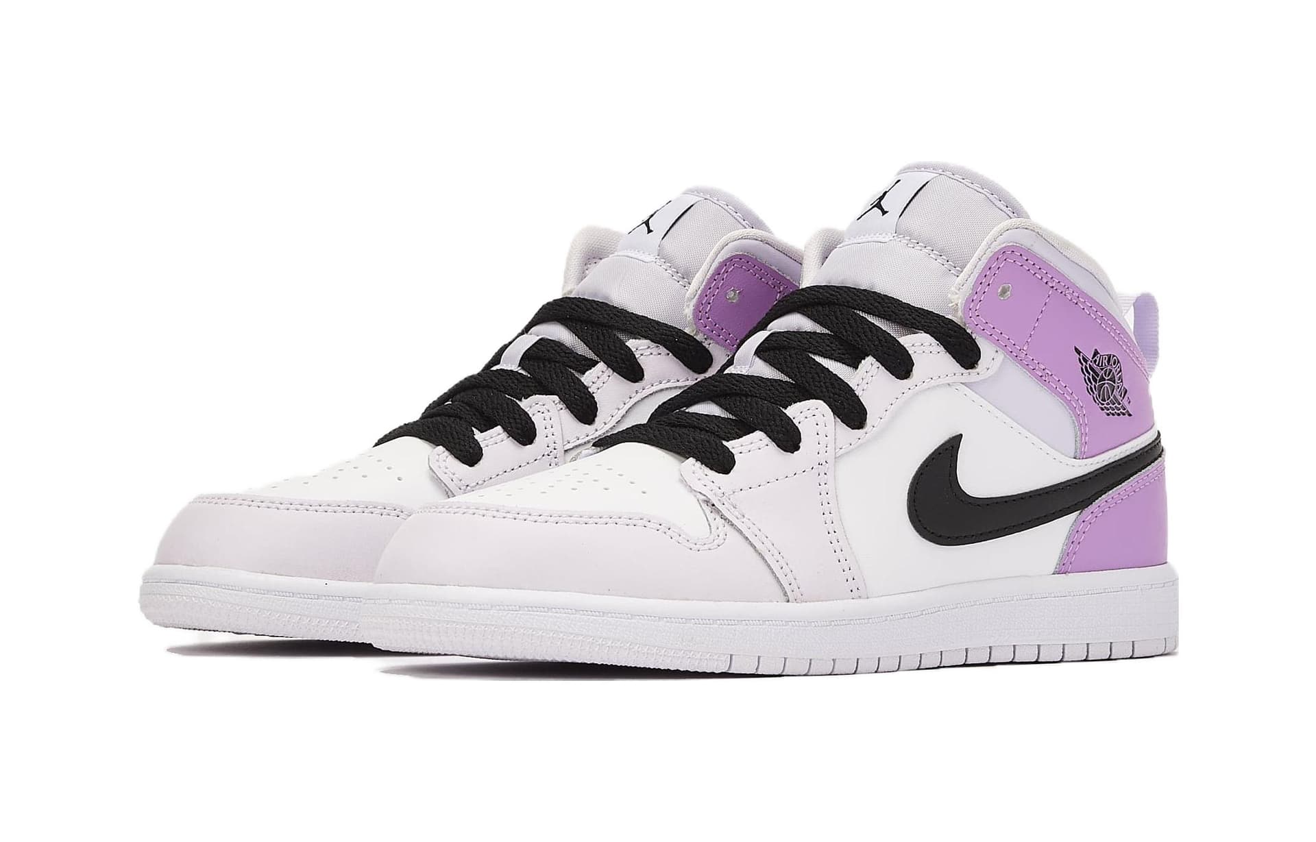Кроссовки для баскетбола Jordan Air Jordan 1 Mid "Barely Grape" BP - изображение 2