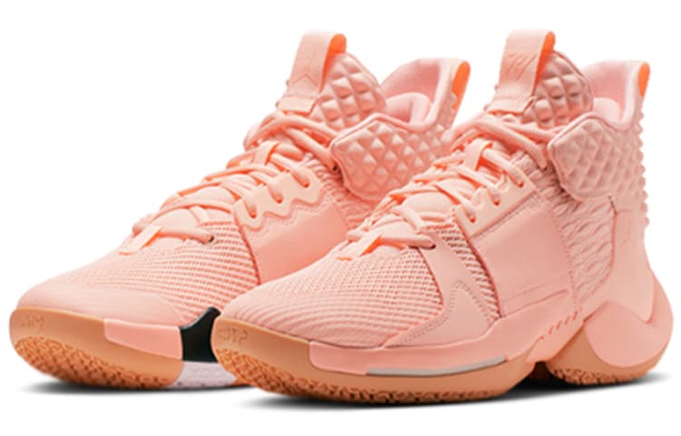 Кроссовки для баскетбола GS Air Jordan Why Not Zer0.2 Washed Coral - изображение 6