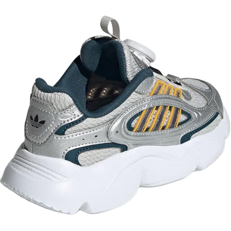 Кроссовки Adidas Originals Ozmillen Low Топ Детская беговая обувь Мягкий Желтый Малыш - изображение 4