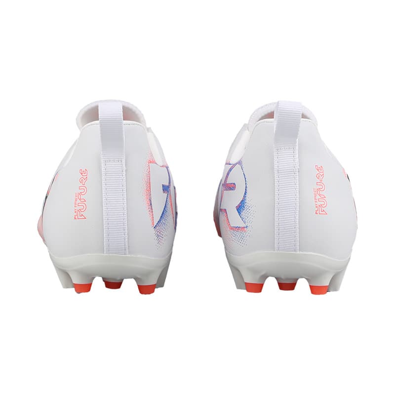 Бутсы PUMA FUTURE 8 MATCH Низкие Детские Футбольные Бутсы Белые Красные Малыш - изображение 3