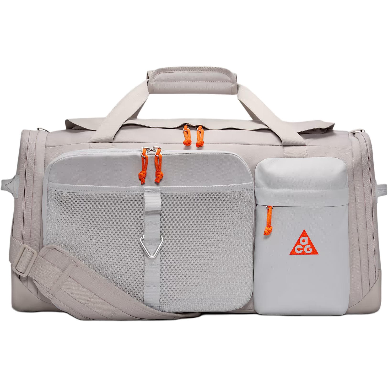 Спортивная сумка Nike ACG 53L Ткань Путешественная Сумка Унисекс Университетский Серый Туманно-Серый Оранжевый Безопасность - изображение 1