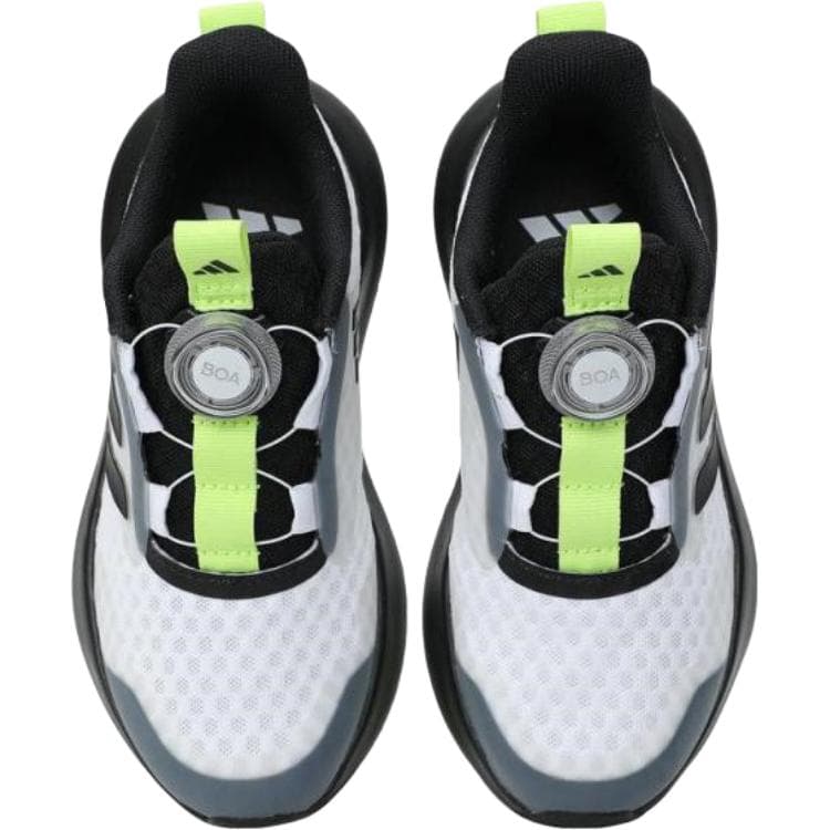 Кроссовки Adidas FORTARUN 3,0 Устойчивые к истиранию низкие детские беговые кроссовки Белый Черный Детский - изображение 3