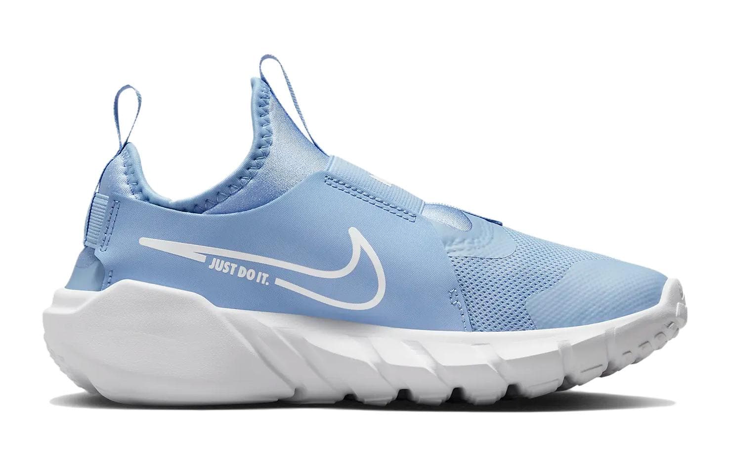 Кроссовки Nike Flex Runner 2 Противоскользящие Амортизирующие Устойчивые к износу Низкие Беговые кроссовки Белый Синий Унисекс - изображение 2