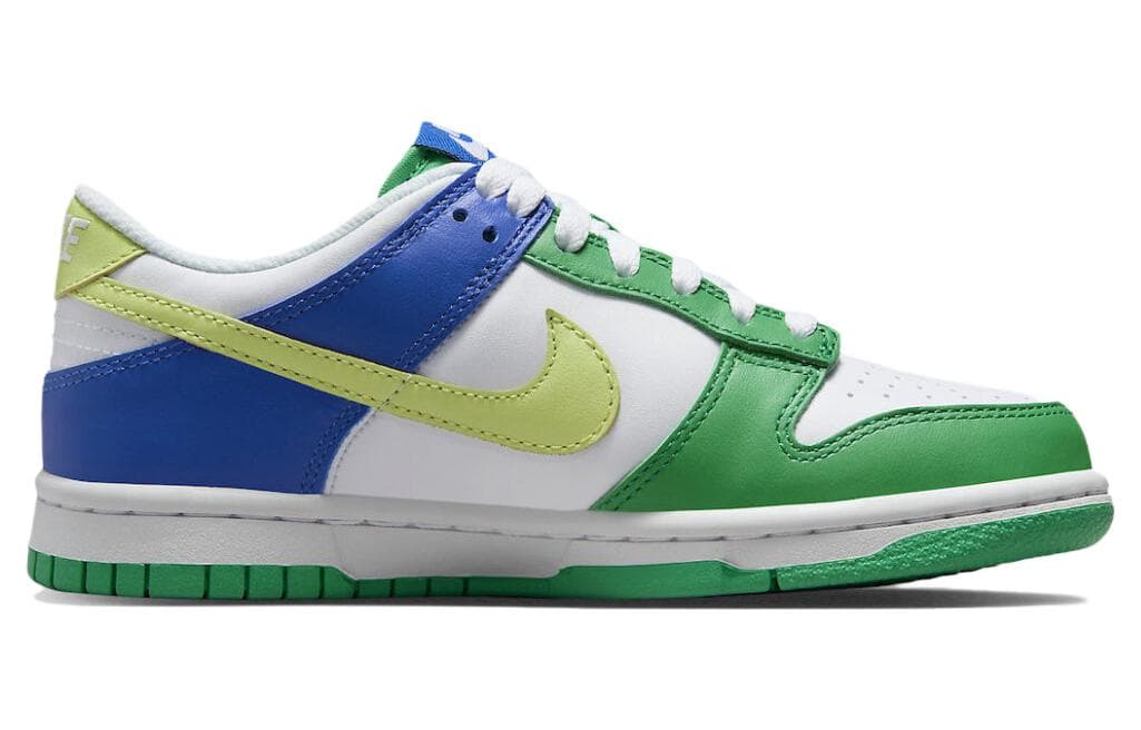 Кроссовки Nike Dunk Low "green blue" GS - изображение 2