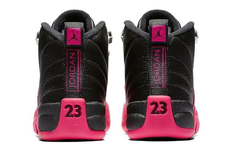 Кроссовки для баскетбола Jordan Air Jordan 12 Retro Black Deadly Pink GS - изображение 6
