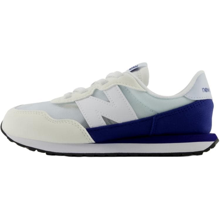 Кроссовки New Balance NB 237 Устойчивые к истиранию Низкие детские повседневные кроссовки Белый Синий - изображение 1