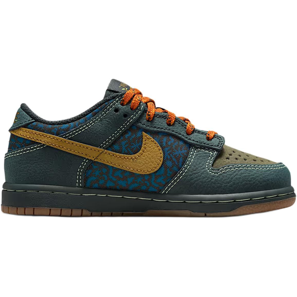 Кроссовки Nike Dunk Low Top Детская Скейтбординг Обувь Темно-Зеленая Малыш - изображение 2