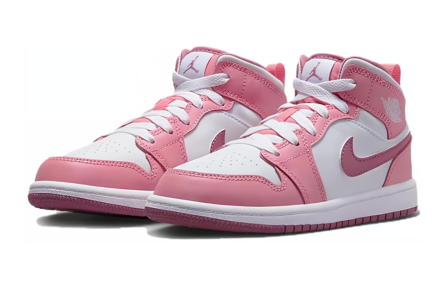 Кроссовки для баскетбола Jordan Air Jordan 1 Mid PS "Strawberry Cream" - изображение 3