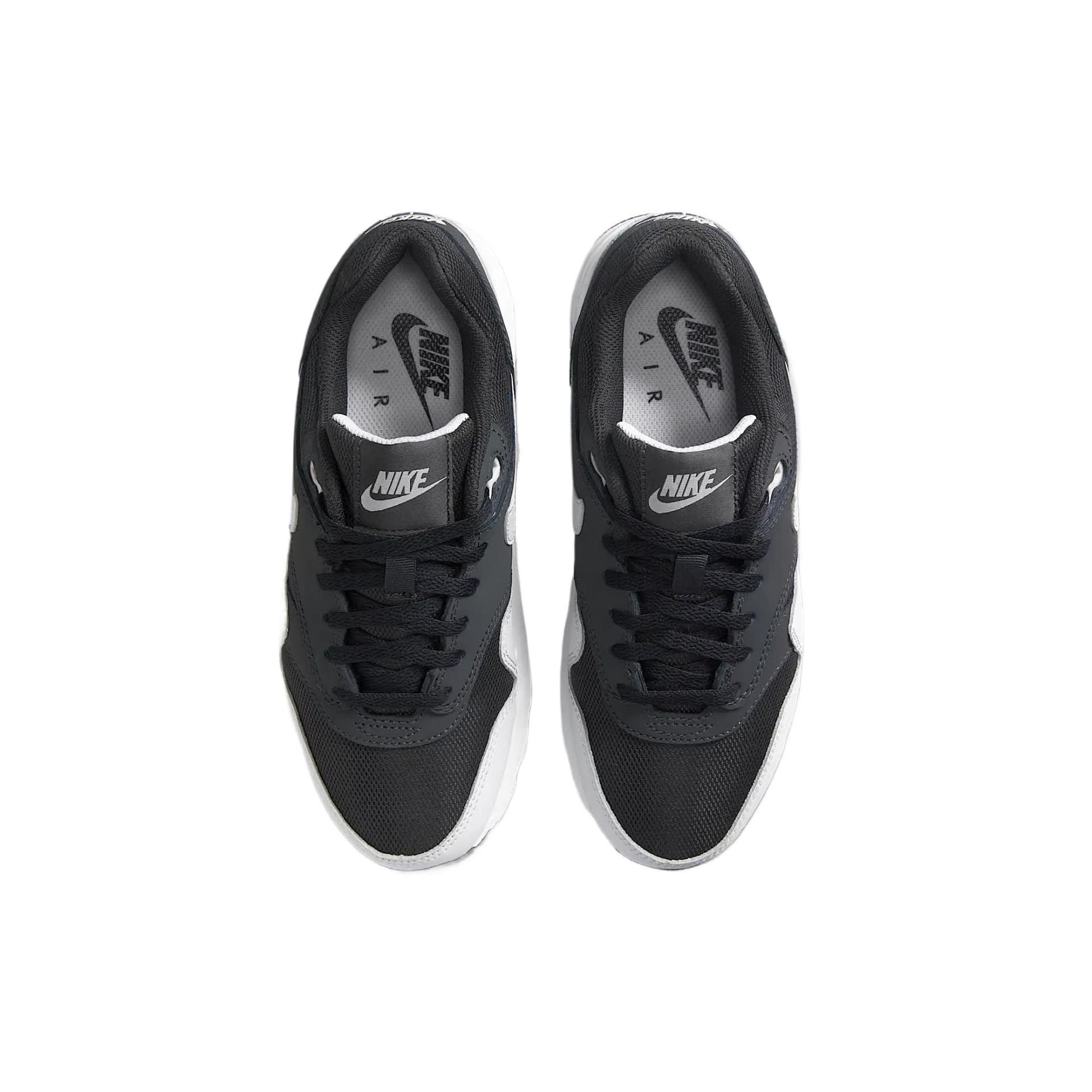 Nike Air Max 1 Износостойкий Дышащий Амортизация и Легкость Низкие Кроссовки для Тренировок Детские - изображение 3
