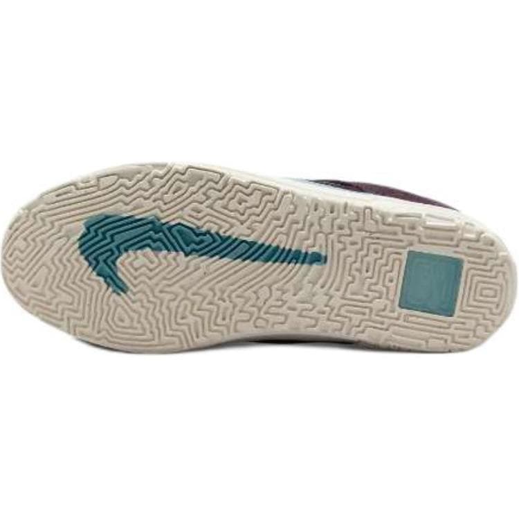 Кроссовки Nike SB DAY ONE Удобная Износостойкая Низкая Обувь для Скейтбординга для Детей Бордового Цвета - изображение 5
