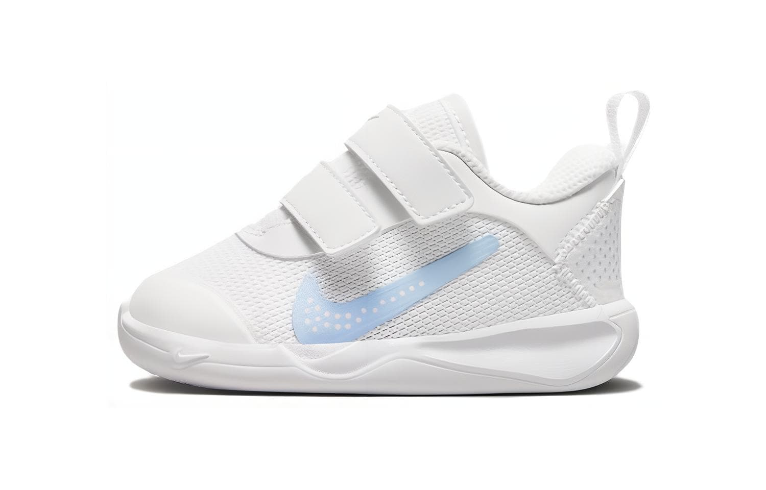 Кроссовки Nike Omni MULTI Корт MULTI Корт Амортизация Низкие Кроссовки для Малышей Белый Синий Младенец и Малыш - изображение 1