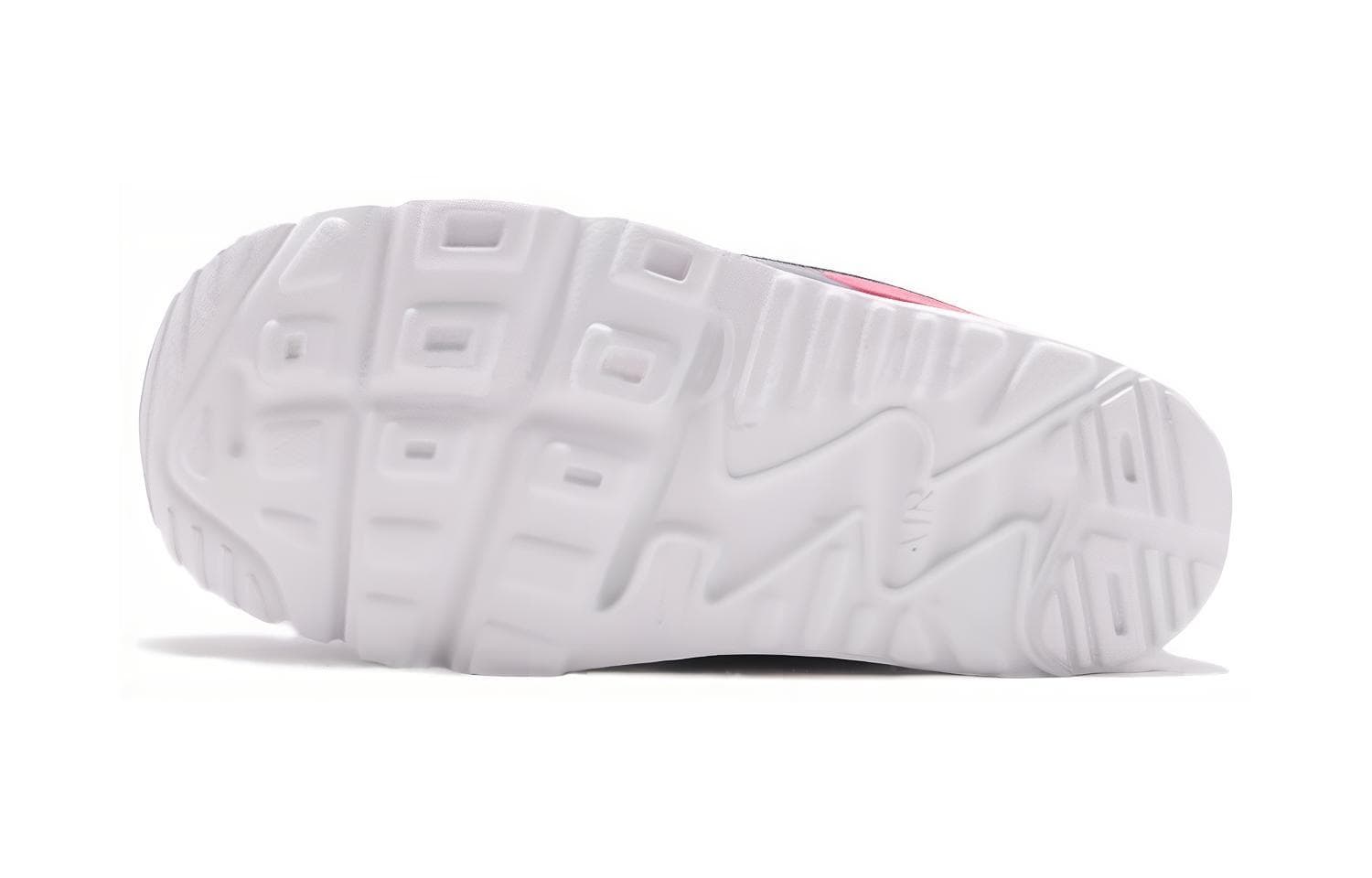 Кроссовки Nike Air Max TINY 90 Комфортные Низкие Кроссовки для Беговых Занятий Детские Белые Синие и Оранжевые - изображение 4