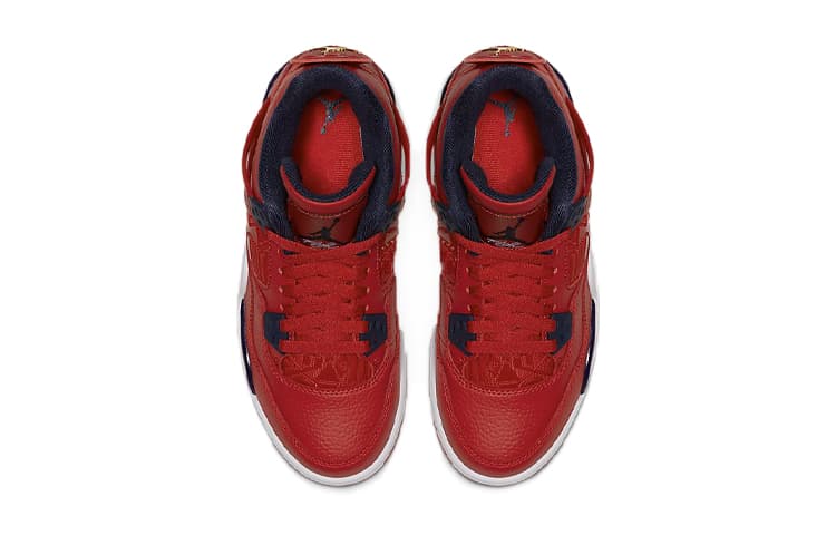 Кроссовки для баскетбола Jordan Air Jordan 4 SE FIBA Gym Red GS - изображение 5