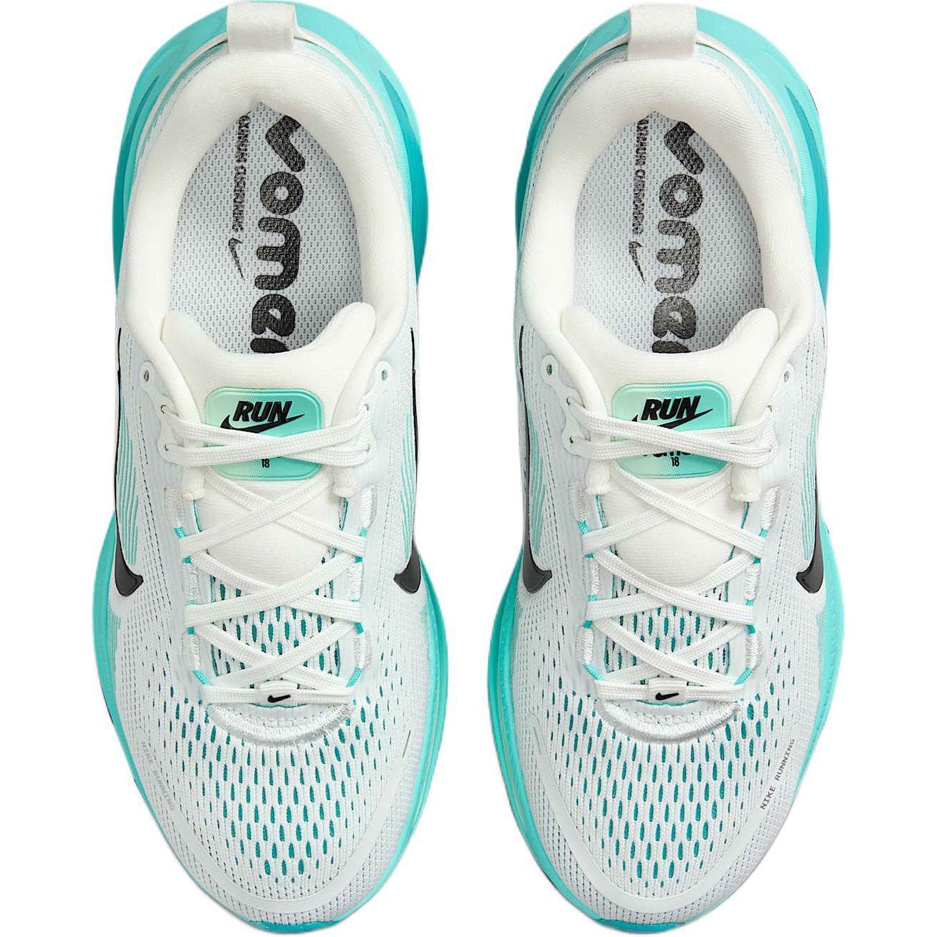 Кроссовки Nike Vomero 18 Ткань Низкие Беговые Кроссовки Белый Зеленый Детские - изображение 4
