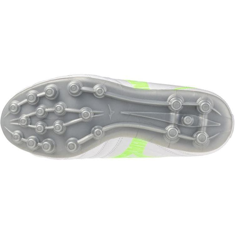 Бутсы Mizuno Низкие футбольные бутсы для детей белые неоновый зеленый детские - изображение 5
