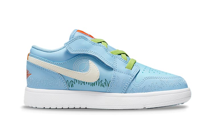 Кроссовки для баскетбола Jordan Air Jordan 1 Blue Stitch - изображение 3