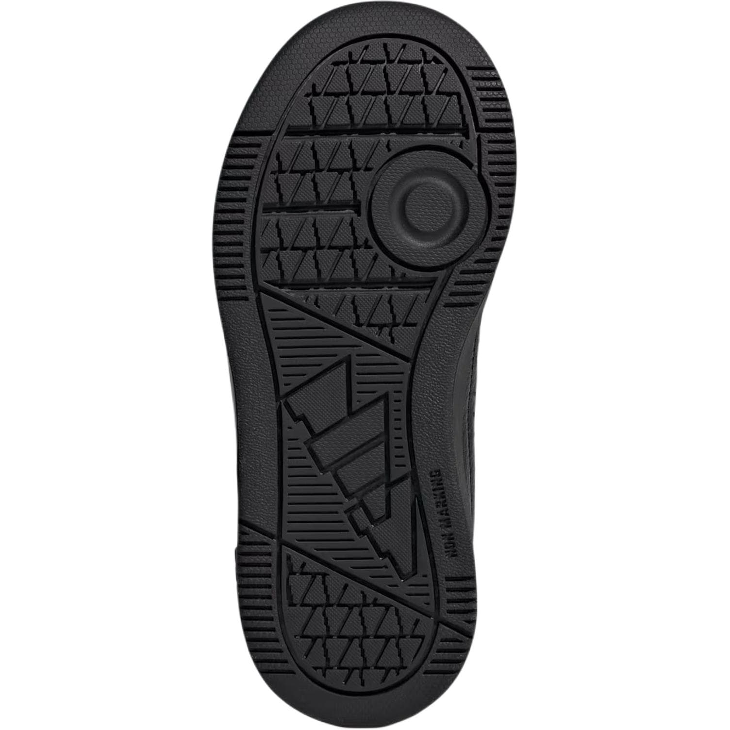 Кроссовки Adidas Tensaur Sport 3,0 противоскользящие низкие детские скейтбординги черного цвета - изображение 3