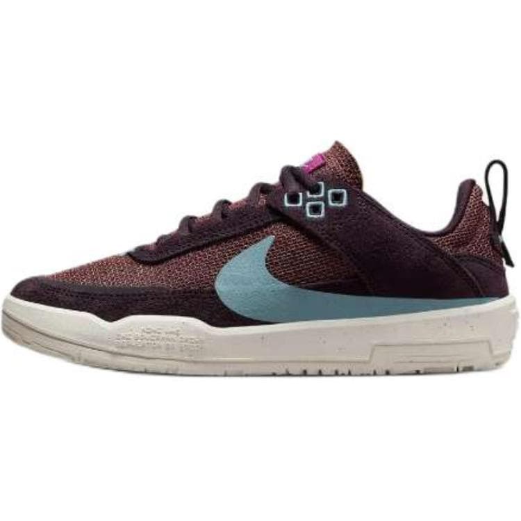 Кроссовки Nike SB DAY ONE Удобная Износостойкая Низкая Обувь для Скейтбординга для Детей Бордового Цвета - изображение 1