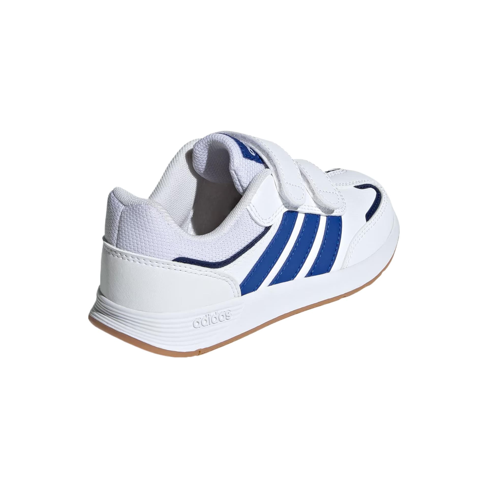 Кроссовки Adidas TENSAUR Low Топ Детские Лайфстайл Кроссовки Белый Королевский Синий Темно-Синий Детский - изображение 4