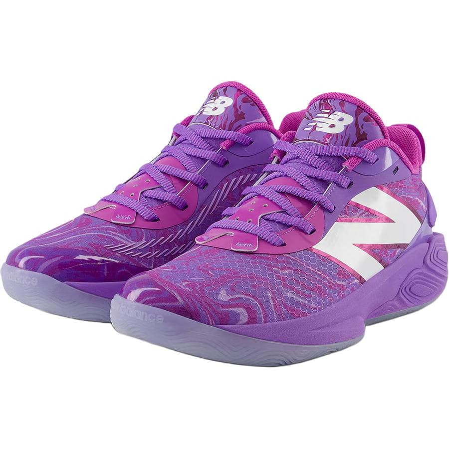 Кроссовки для баскетбола New Balance Two WXY V5 Low Топ Children's Баскетбольные кроссовки Фиолетовый Подростки - изображение 3
