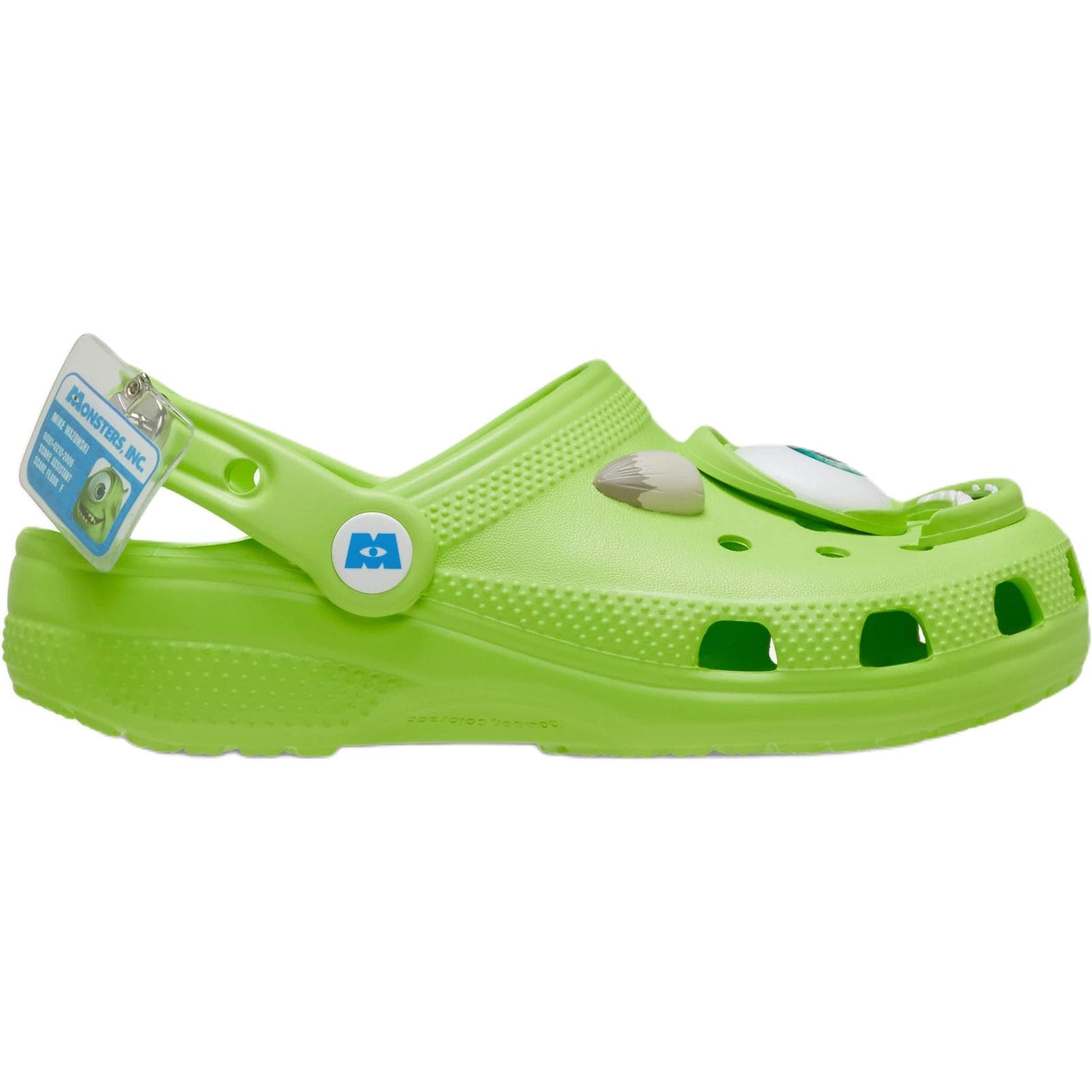 Сандалии Crocs x Monsters Inc Классические сандалии с низким верхом для детей зеленые детские - изображение 2