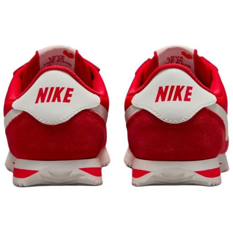 Кроссовки Nike Cortez Low Топ Детская Беговая Обувь Красная Белая Малыш - изображение 5