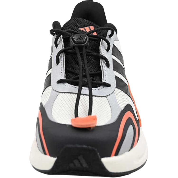 Кроссовки Adidas Galaxy Противоскользящие Устойчивые к истиранию Поддержка Низкий Верх Детская Беговая Обувь Серый Черный Детский - изображение 5
