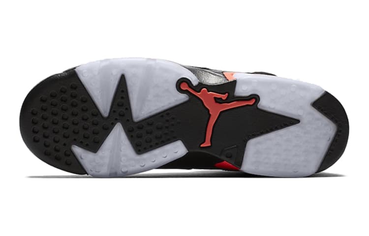 Кроссовки для баскетбола Jordan Air Jordan 6 Black Infrared OG GS 2019 - изображение 9