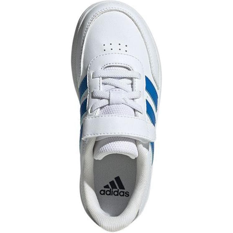 Кроссовки Adidas BREAKNET 2,0 Удобная Низкая Обувь для Скейтбординга Детская Белая - изображение 3