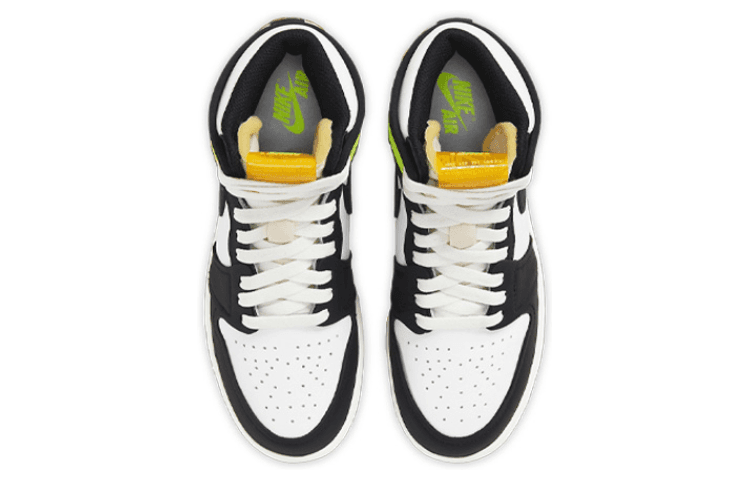 Кроссовки для баскетбола Jordan Air Jordan 1 High OG Retro "Volt Gold" GS - изображение 6