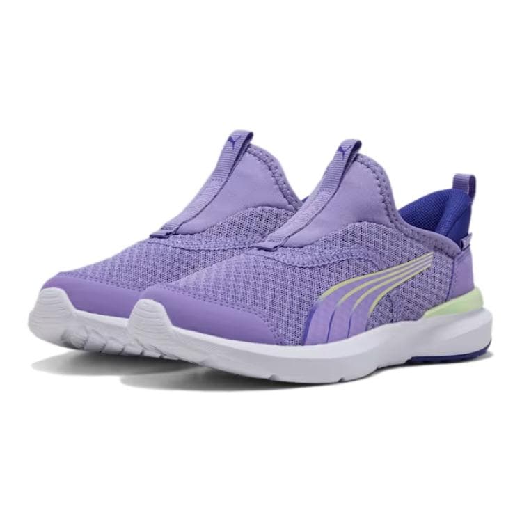 Кроссовки PUMA Низкие Кеды Детские Лайфстайл Обувь Фиолетовые Детские - изображение 3