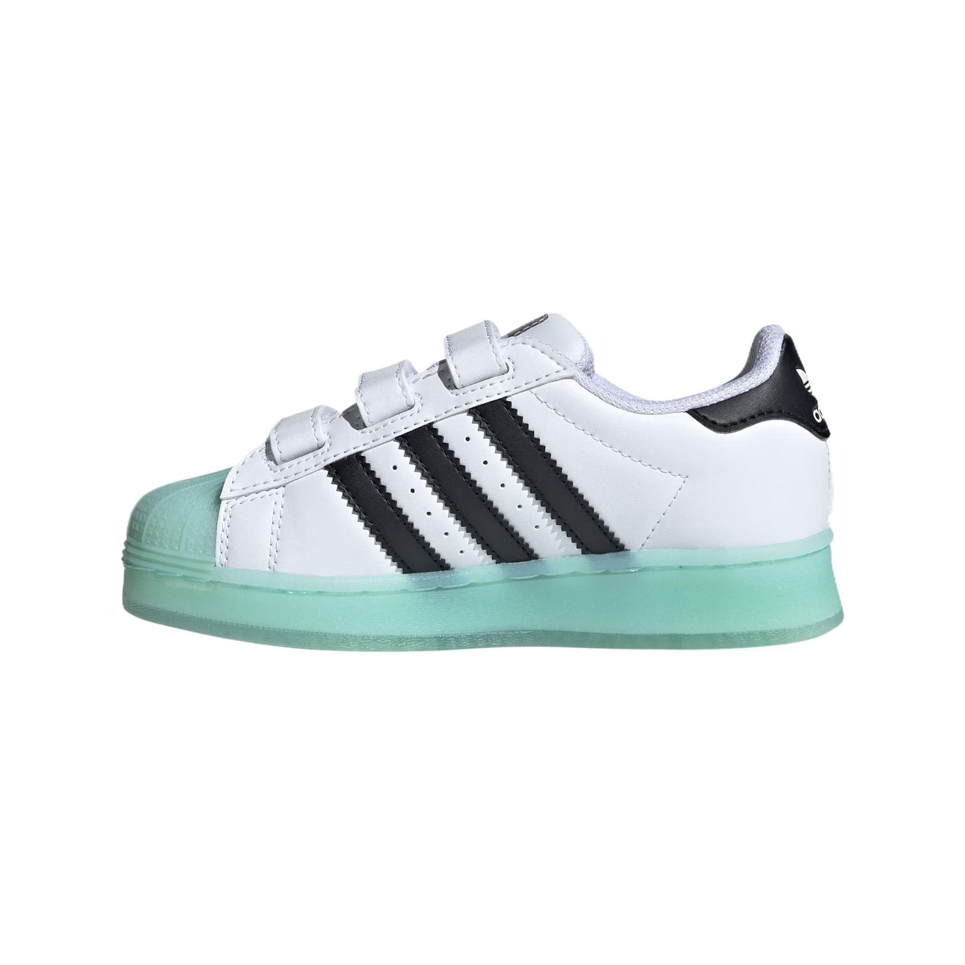 Кроссовки Adidas Comfort Синтетическая кожа Модный тренд Устойчивый к истиранию Низкий верх Детские Скейтбординги Белый Детский - изображение 1