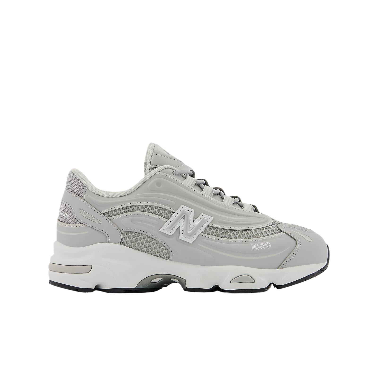 Кроссовки New Balance 1000 Сетчатая ткань Амортизация Детские беговые кроссовки Серый Белый - изображение 2