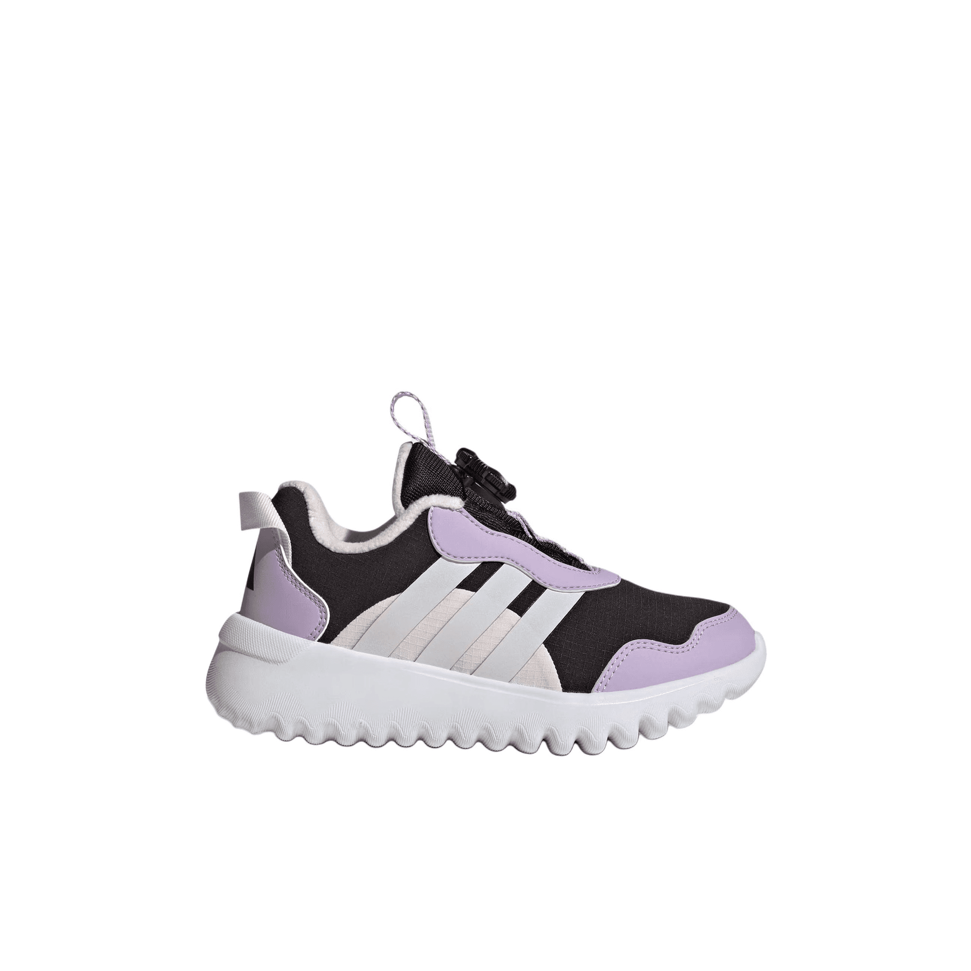 Кроссовки Adidas Activeflex 4,0 Low Топ Беговые кроссовки Черно-фиолетовый Детский - изображение 2