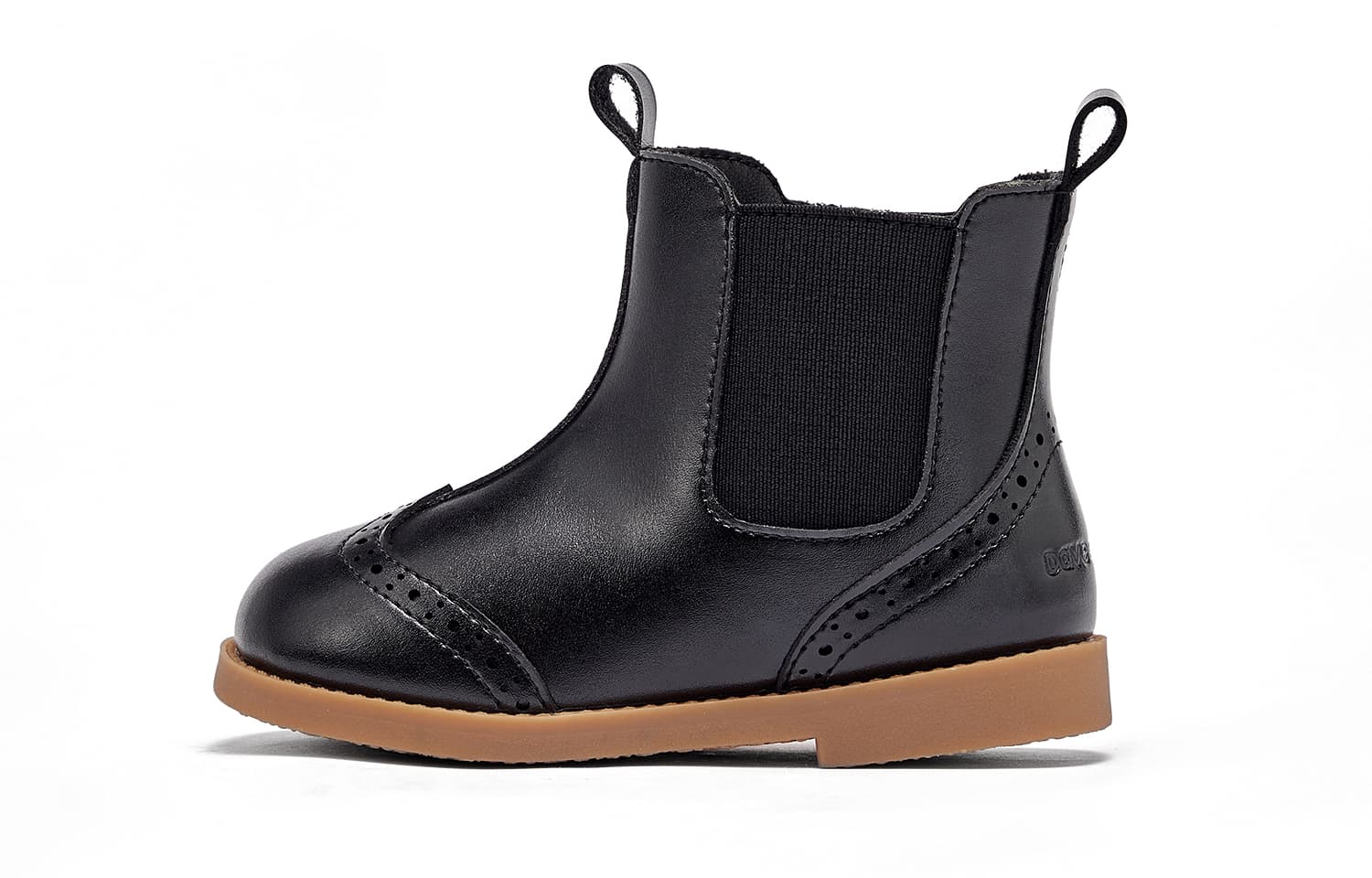 DAVE&BELLA Детские кожаные сапоги High Top Черные Для дошкольников - изображение 1
