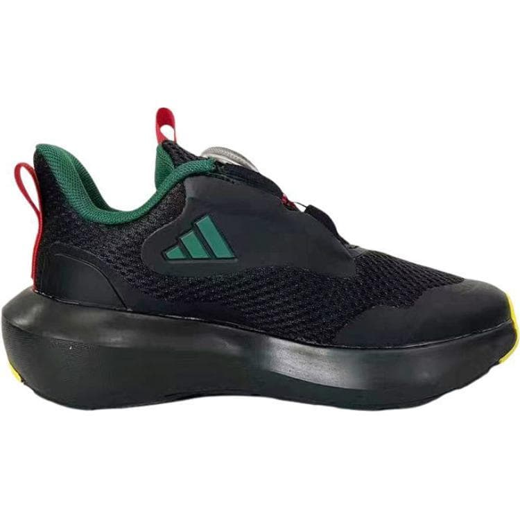 Кроссовки Adidas FORTARUN 3,0 Устойчивые к истиранию низкие детские беговые кроссовки Черные для детей - изображение 2