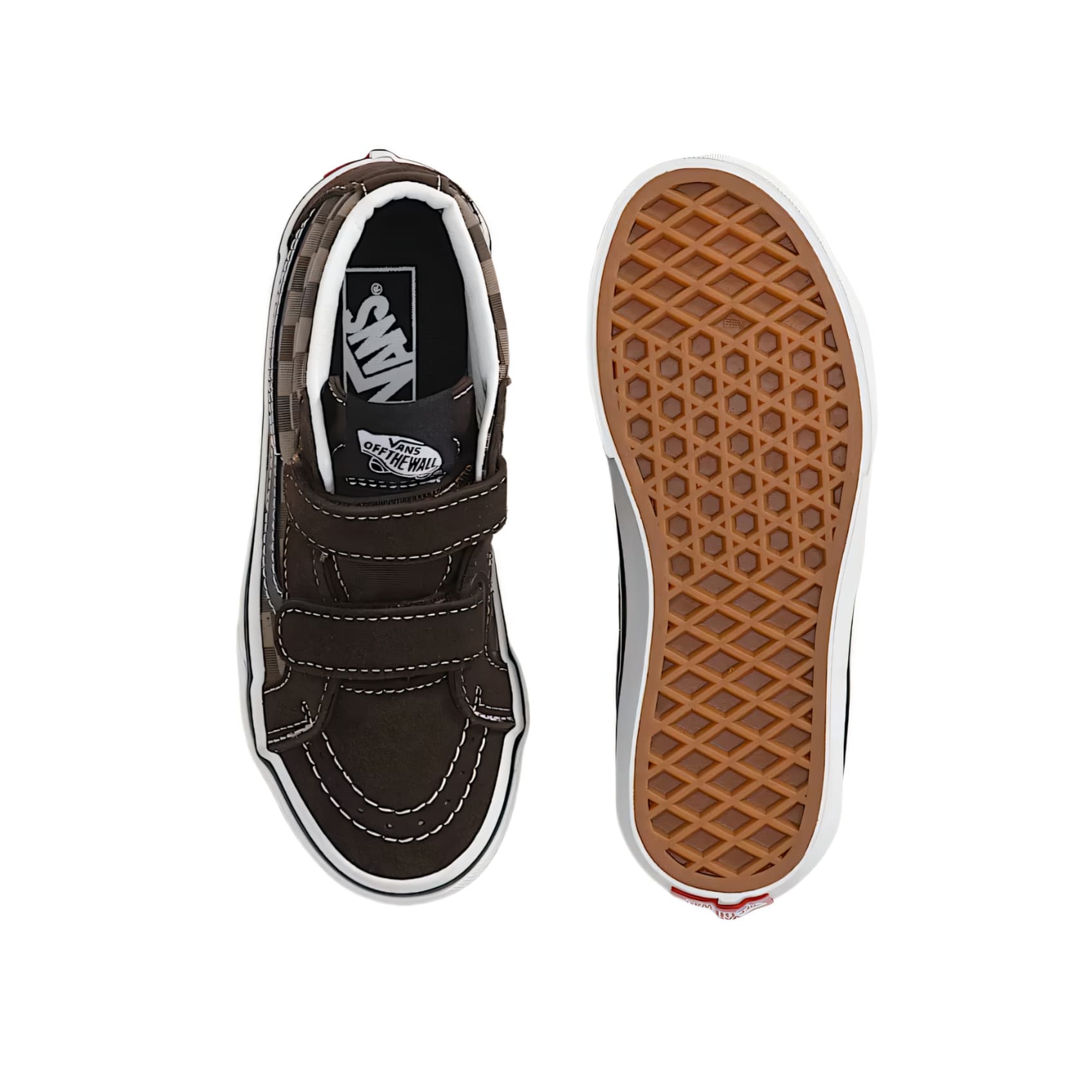 Кроссовки VANS SK8 MID Топ Детский Скейтбординг Обувь Детский - изображение 4