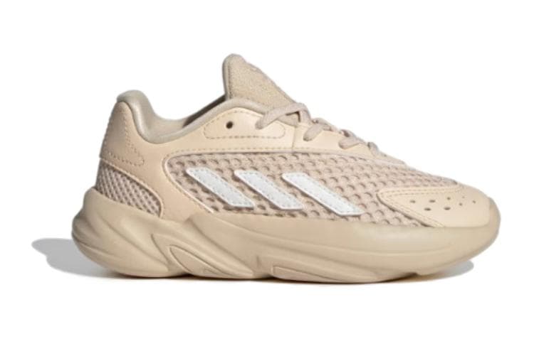 Кроссовки Adidas Originals Ozelia El Abrasion Resistant Детские повседневные туфли Коричневый Детский - изображение 2