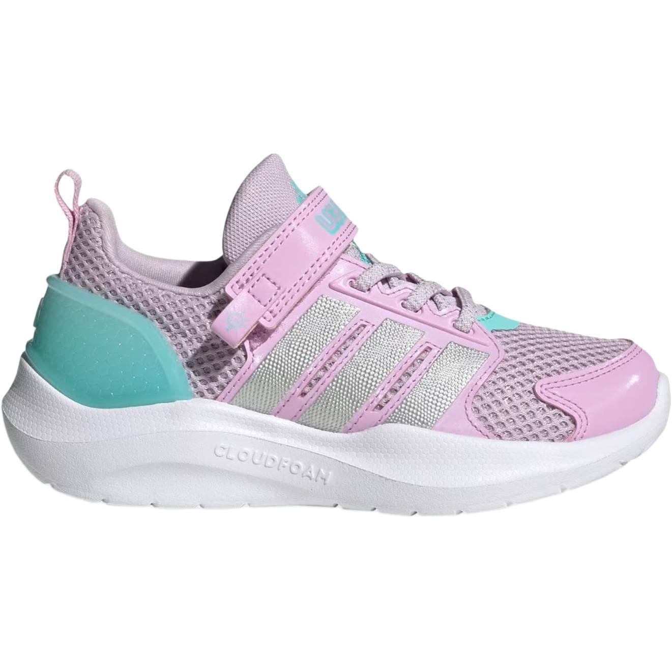 Кроссовки Adidas LIGHTORAMA Низкие Беговые Кроссовки Фиолетовые Детские - изображение 2
