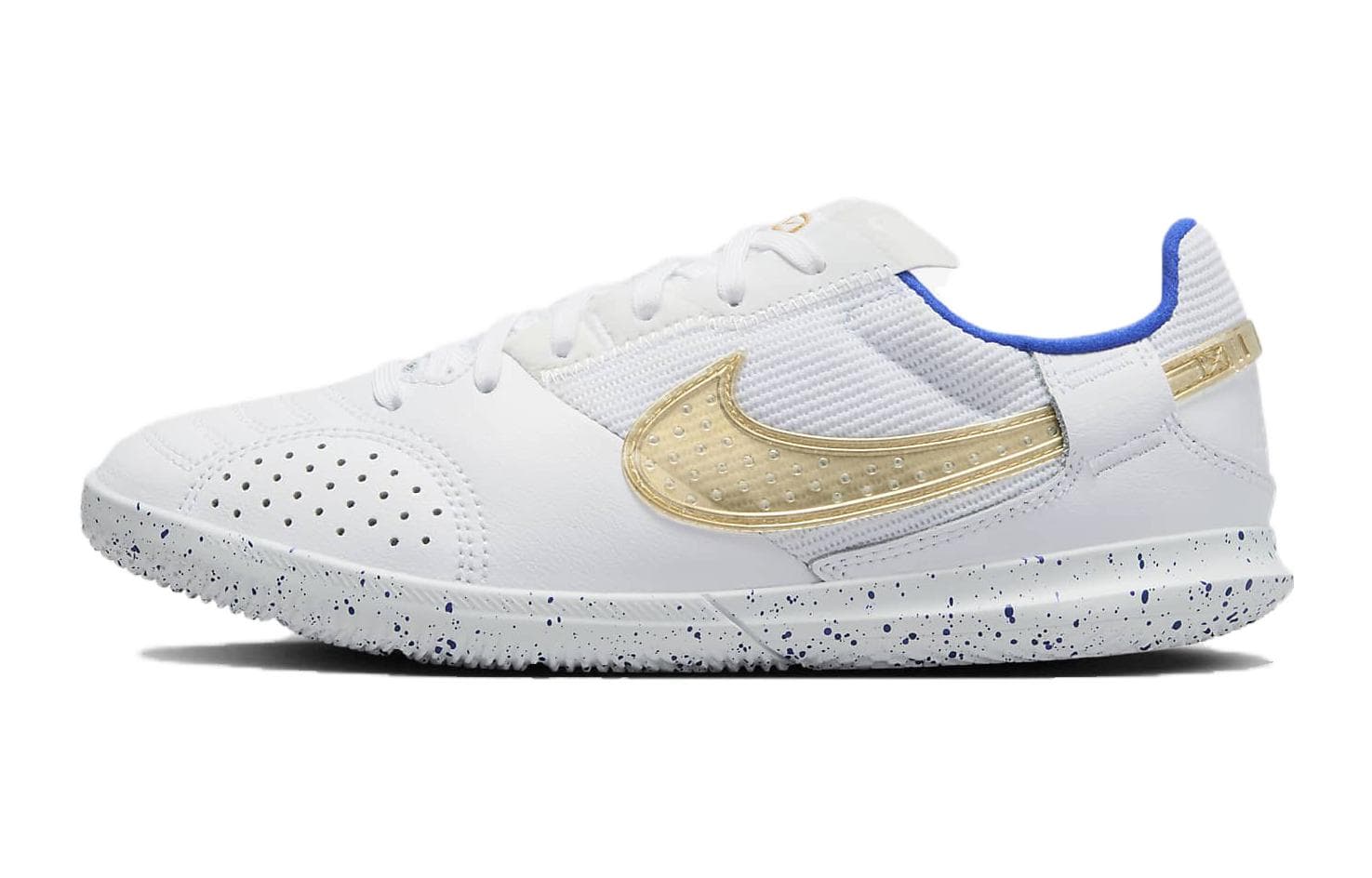 Бутсы Nike Streetgato Противоскользящие Анти-КИК Амортизация Низкие Футбольные бутсы Белые Унисекс - изображение 1
