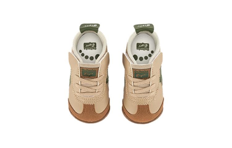 Кроссовки Onitsuka Tiger MEXICO 66 Устойчивый к истиранию водонепроницаемый и дышащий Низкий верх Обувь для малышей Коричневый - изображение 2
